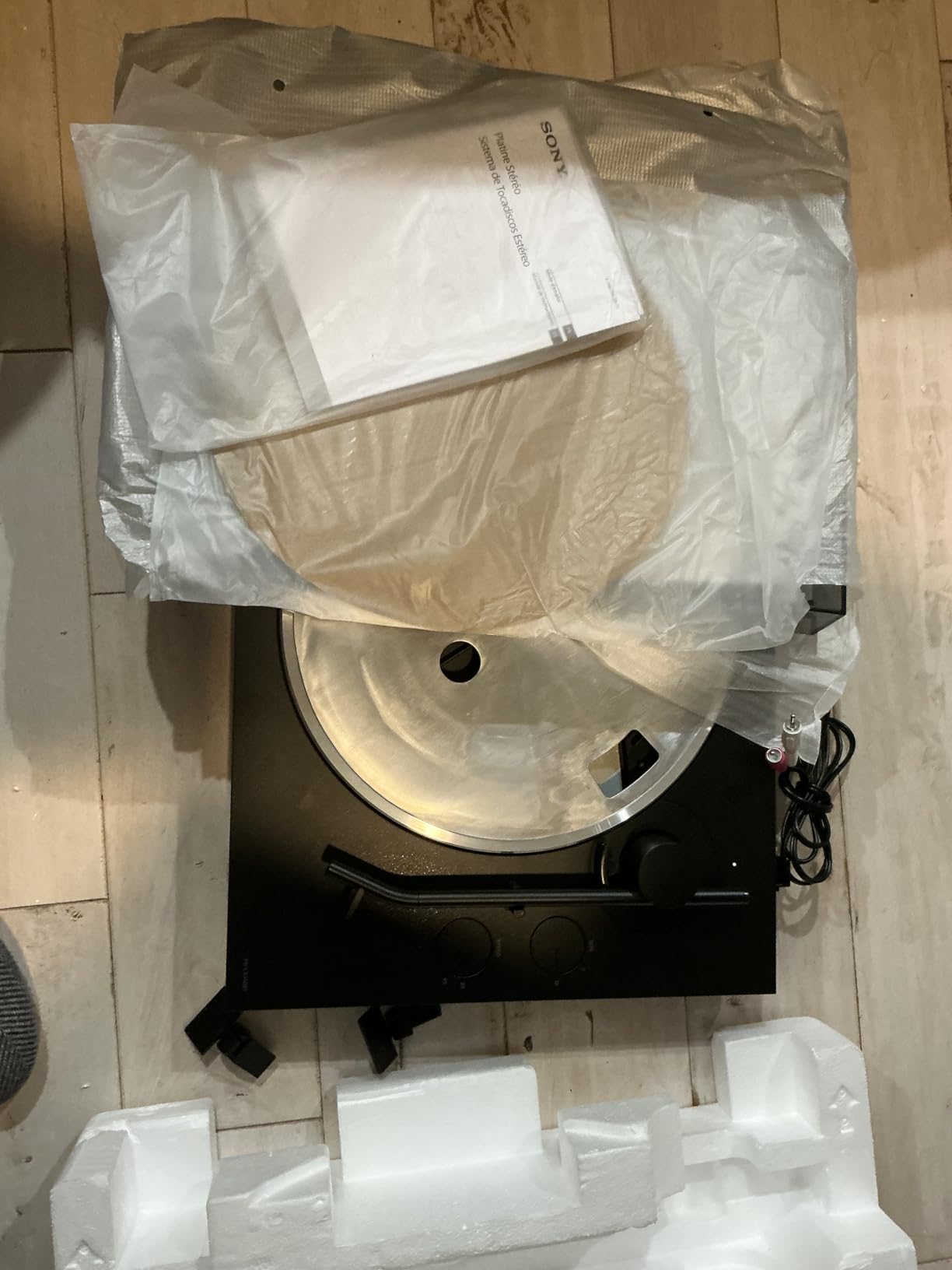 Sony PS-LX310BT Belt Drive Turntable: Fully Automatic Wireless Vinyl Record Player with Bluetooth and USB Output Black customer photo 2