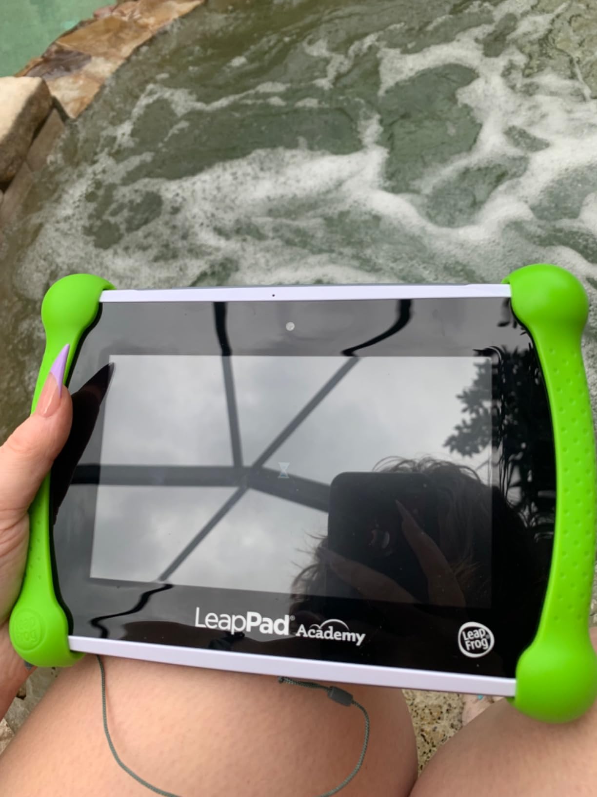 LeapFrog LeapPad Academy Kids’ Learning Tablet, Green customer photo 2