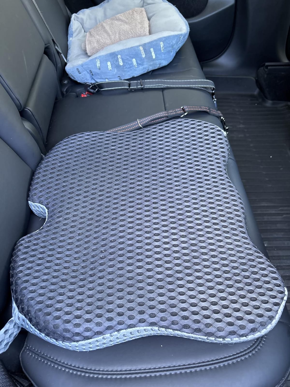 Wedge Car Seat Cushion for Better Visibility & Sciatica Pain Relief | High Density Memory Foam, Non-Slip Ergonomic Car Seat Cushion customer photo 1