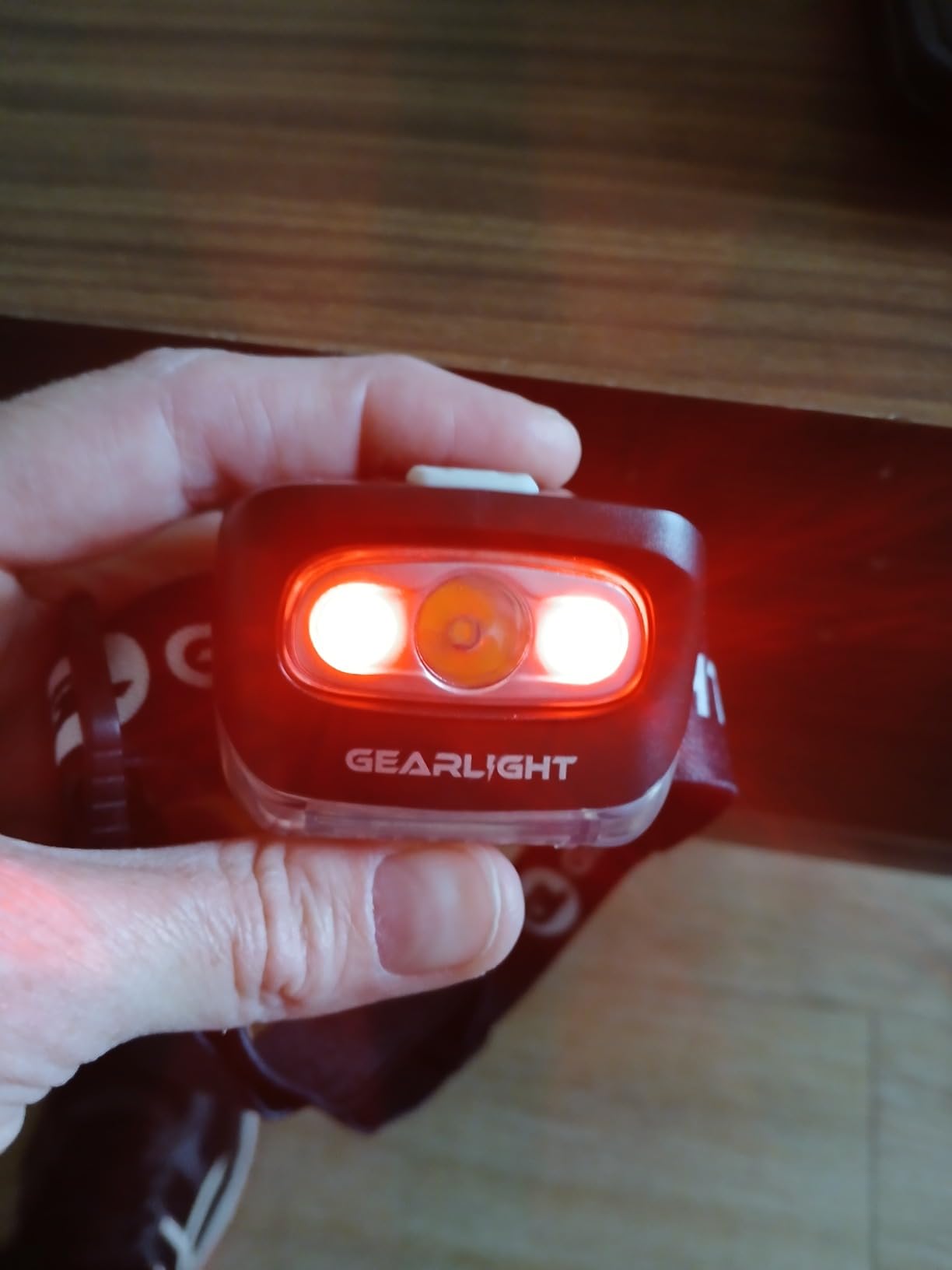 LED Headlamp 2-pack Battery Powered (AAA) (Batteries Not Included) | Head Lamp for Running Hunting Camping Fishing Hiking with Red Light and Adjustable Headband - Bright Forehead Headlamp 7 Modes customer photo 1
