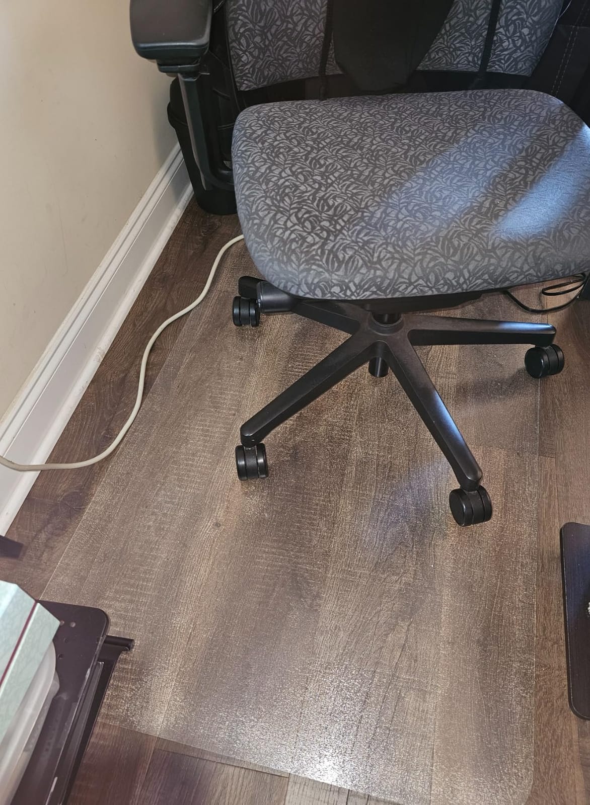 Azadx Office Chair Mat for Hardwood Floor 30 x 48'', Small Chair Mats Clear customer photo 2