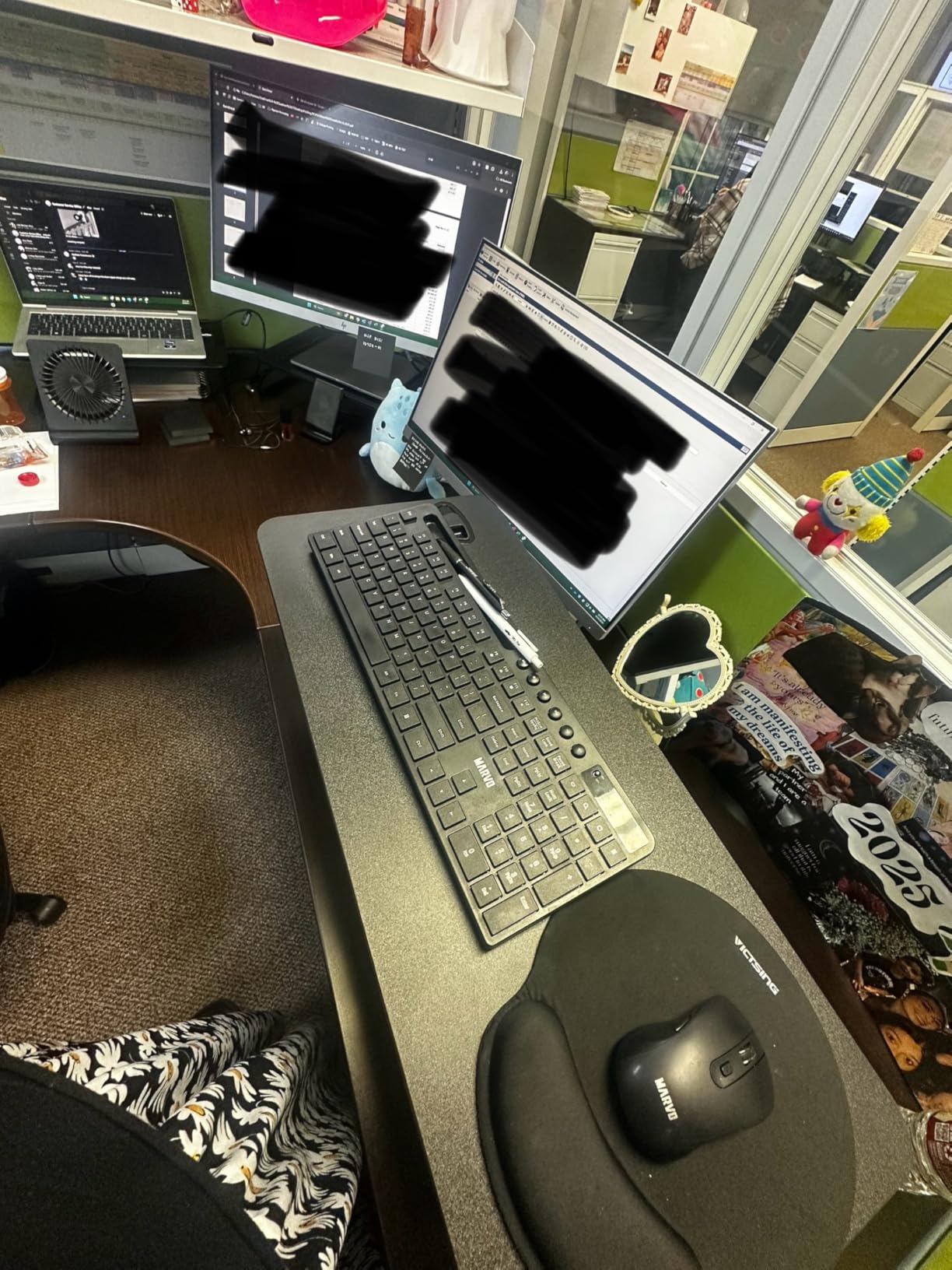 VIVO Black 28 in Single Top Standing Desk Converter, DESK-V011F | Small, Tabletop Sit to Stand Laptop Riser with Scissor Lift Height Adjustment, No Assembly Required customer photo 2