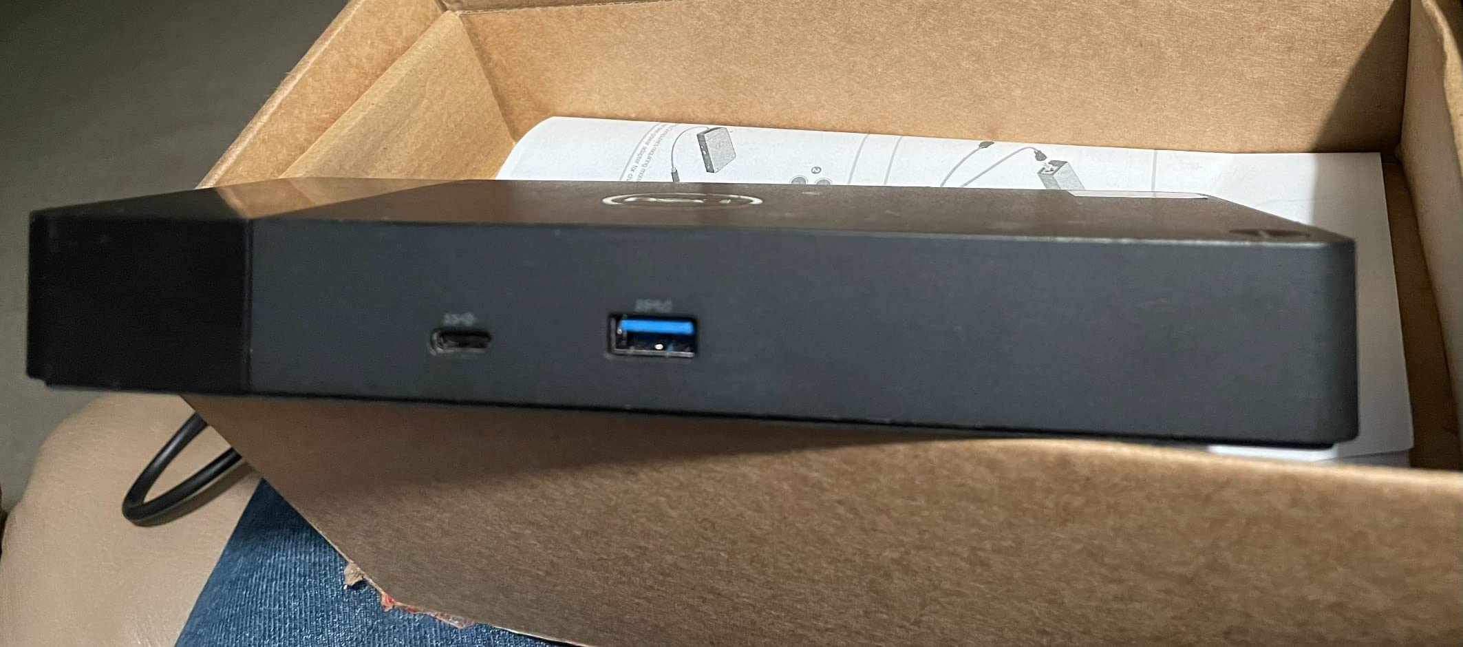 Dell WD19 130W Docking Station (with 90W Power Delivery) USB-C, HDMI, Dual DisplayPort, black customer photo 1