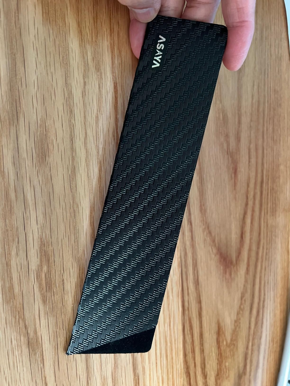 Asaya Professional Chef Knife Edge Guards – 6 Piece Knives Universal Covers - Extra Strength ABS Plastic and Food Safe Kitchen Knife Sheath Covers – Knives Not Included customer photo 2