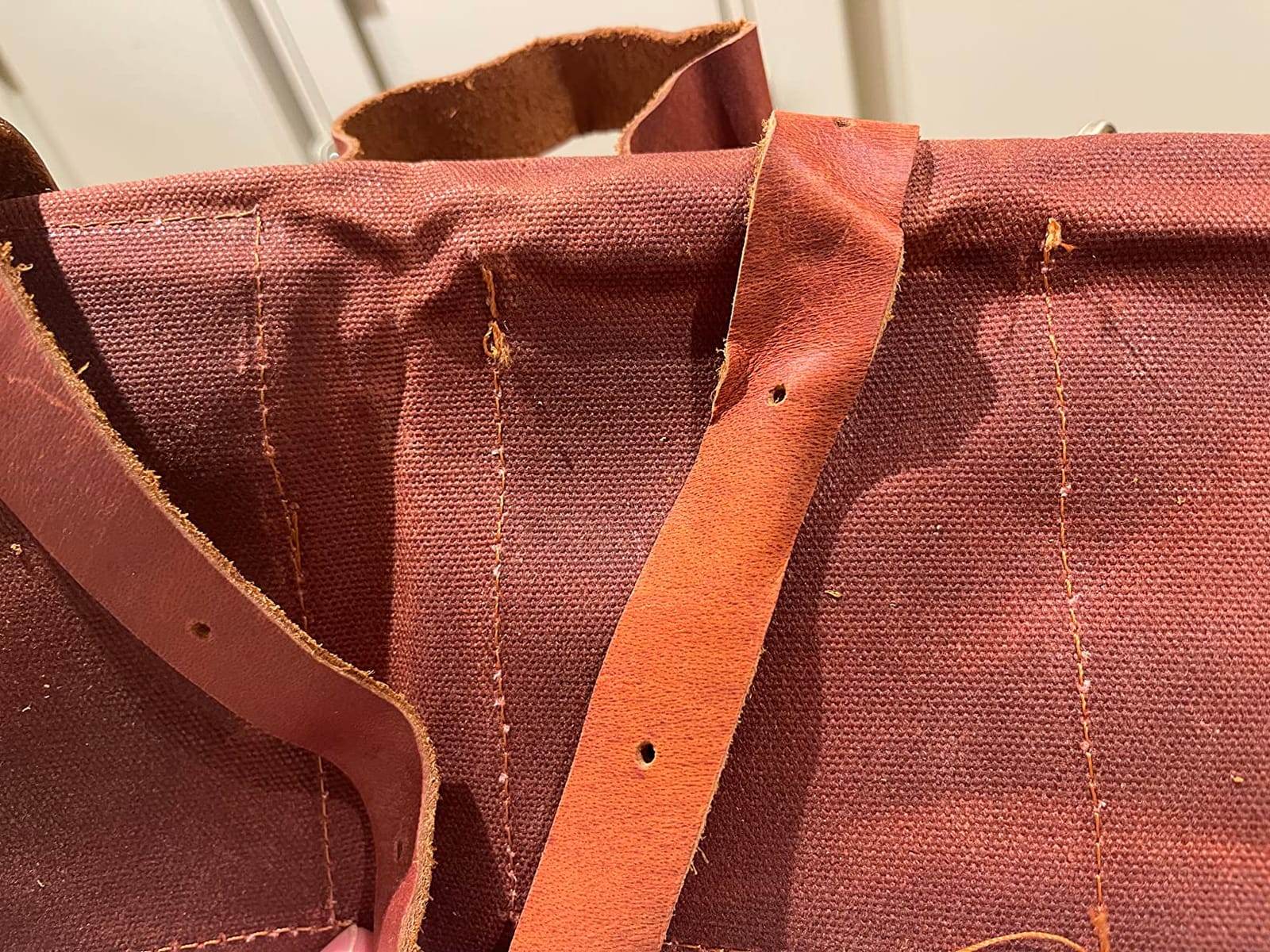 Large Chef’s Knife Roll Bag,Heavy Duty Waxed Canvas Knife Carrier,11 Pockets Kitchen Cooking Tools Storage Case, Easily Carried By Shoulder Strap ForProfessional Chefs,Culinary School Students customer photo 2