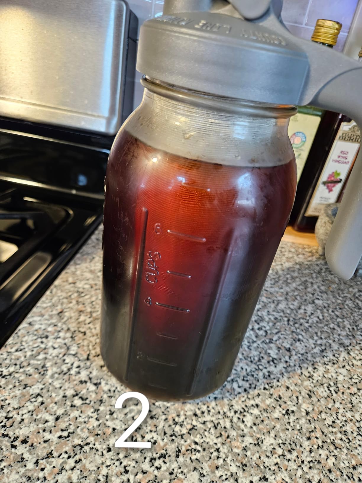 County Line Kitchen 64oz Cold Brew Coffee Maker with Leak Proof Lid - Gray customer photo 2