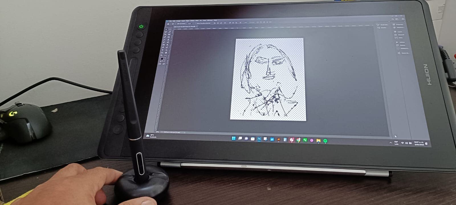HUION Adjustable Stand Multi-Angle Desk Stand for 10-15.6
