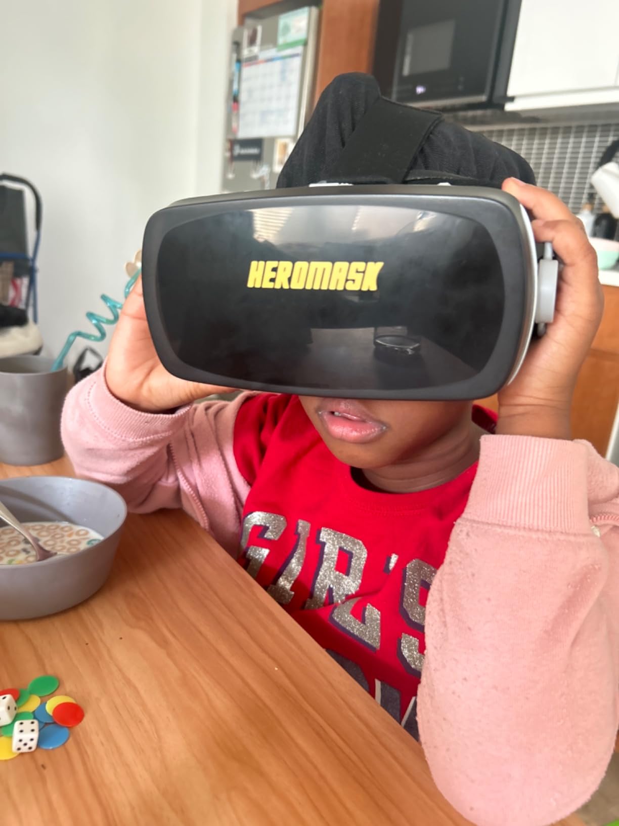 Heromask Educational VR Headset for Kids 5-12, Spanish Games, Phone Powered customer photo 1