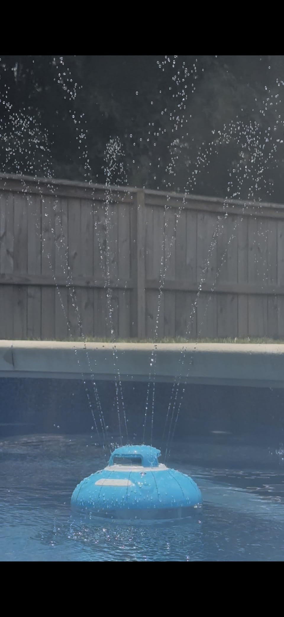 Bluetooth Pool Speaker with Colorful Light, Portable Floating Pool Speaker IP68 Waterproof,Built-in Mic, Floatable Crystal Clear Sound Wireless Bluetooth Hot Tub Speakers for Pools Spa Outdoor customer photo 1