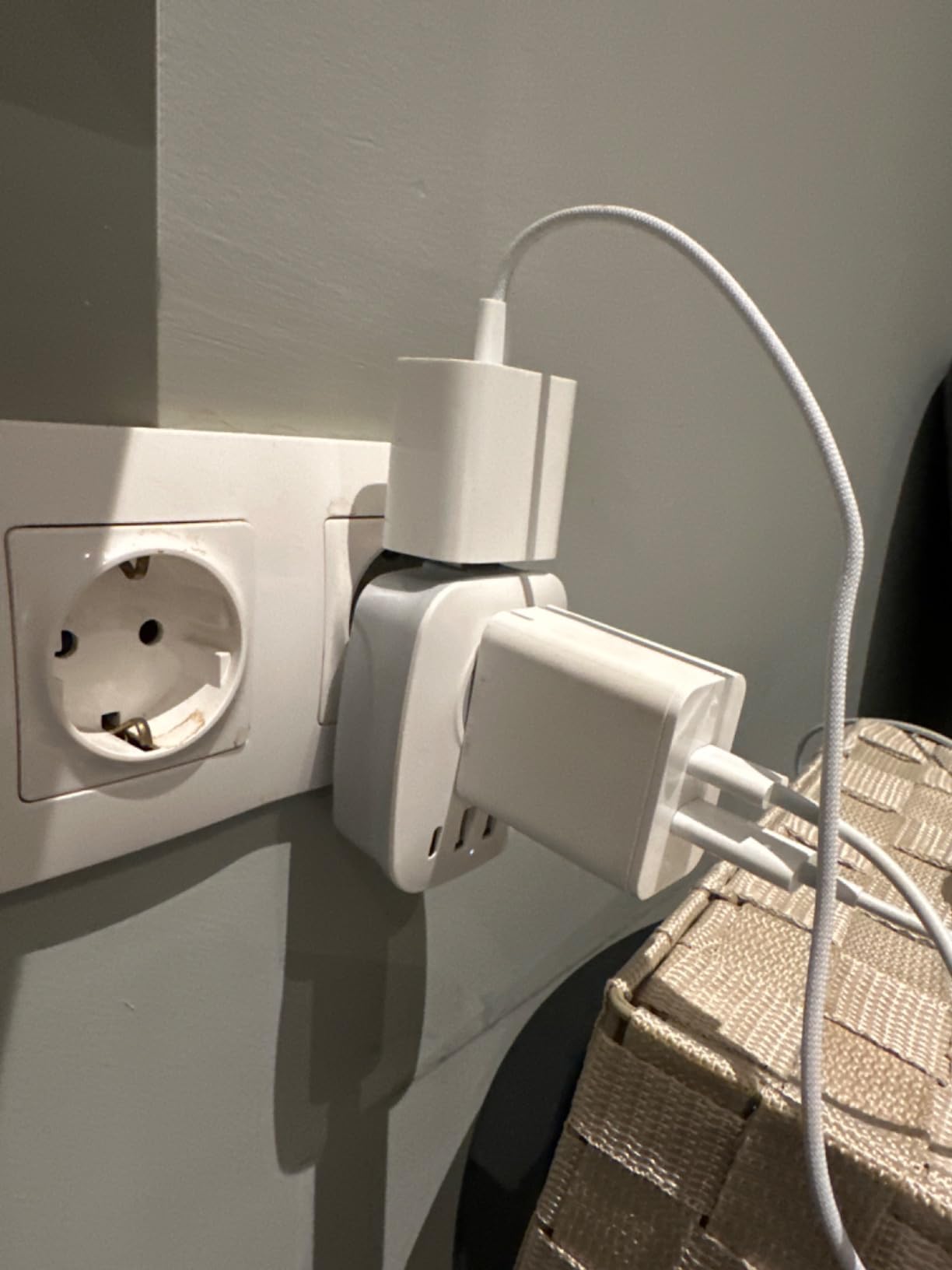VINTAR 2 Pack European Travel Plug Adapter, Type C Adapter with USB C customer photo 2