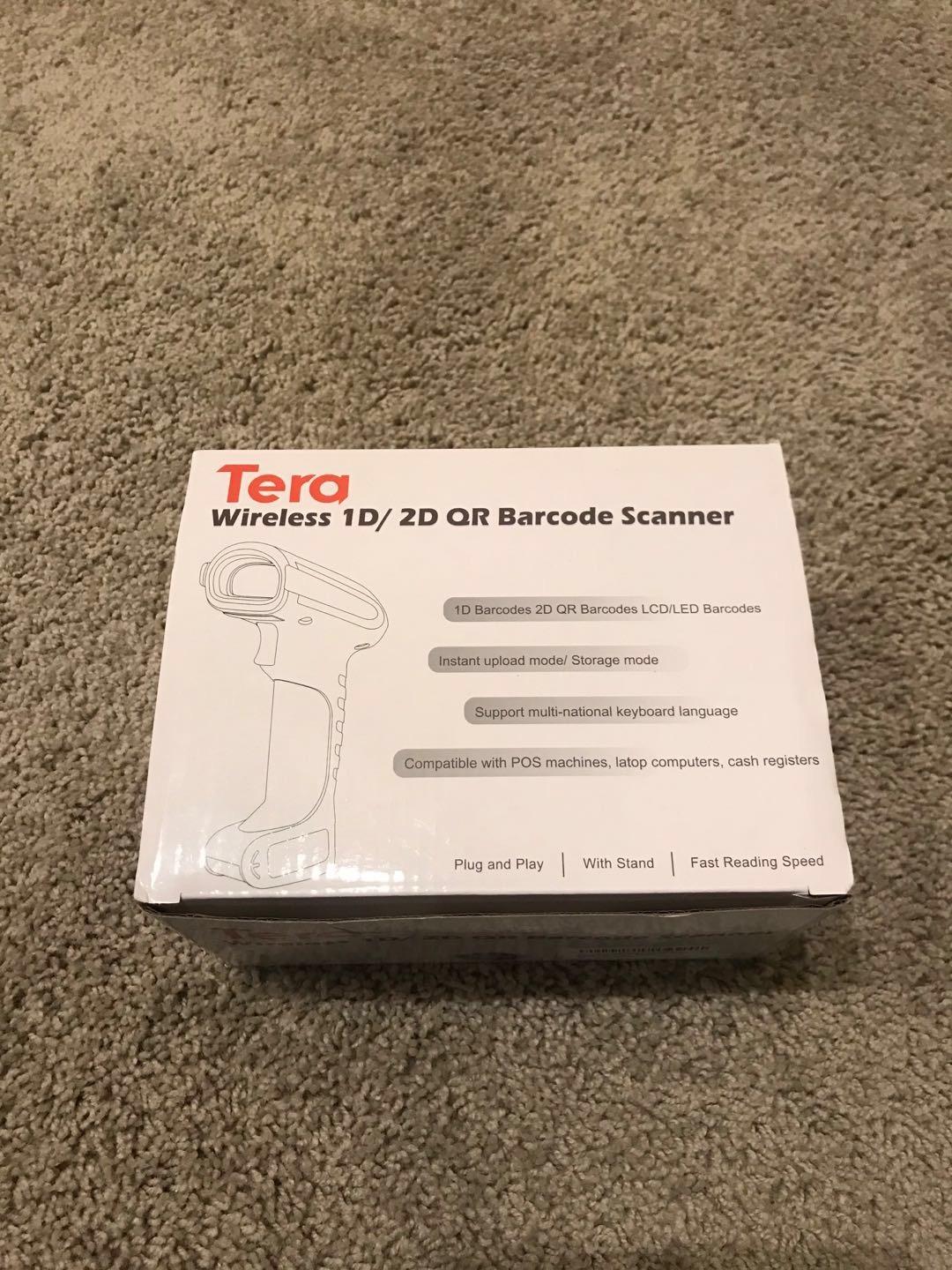 Tera Barcode Scanner 2D Wireless with Stand: Industrial Drop-resistant 8100 customer photo 2