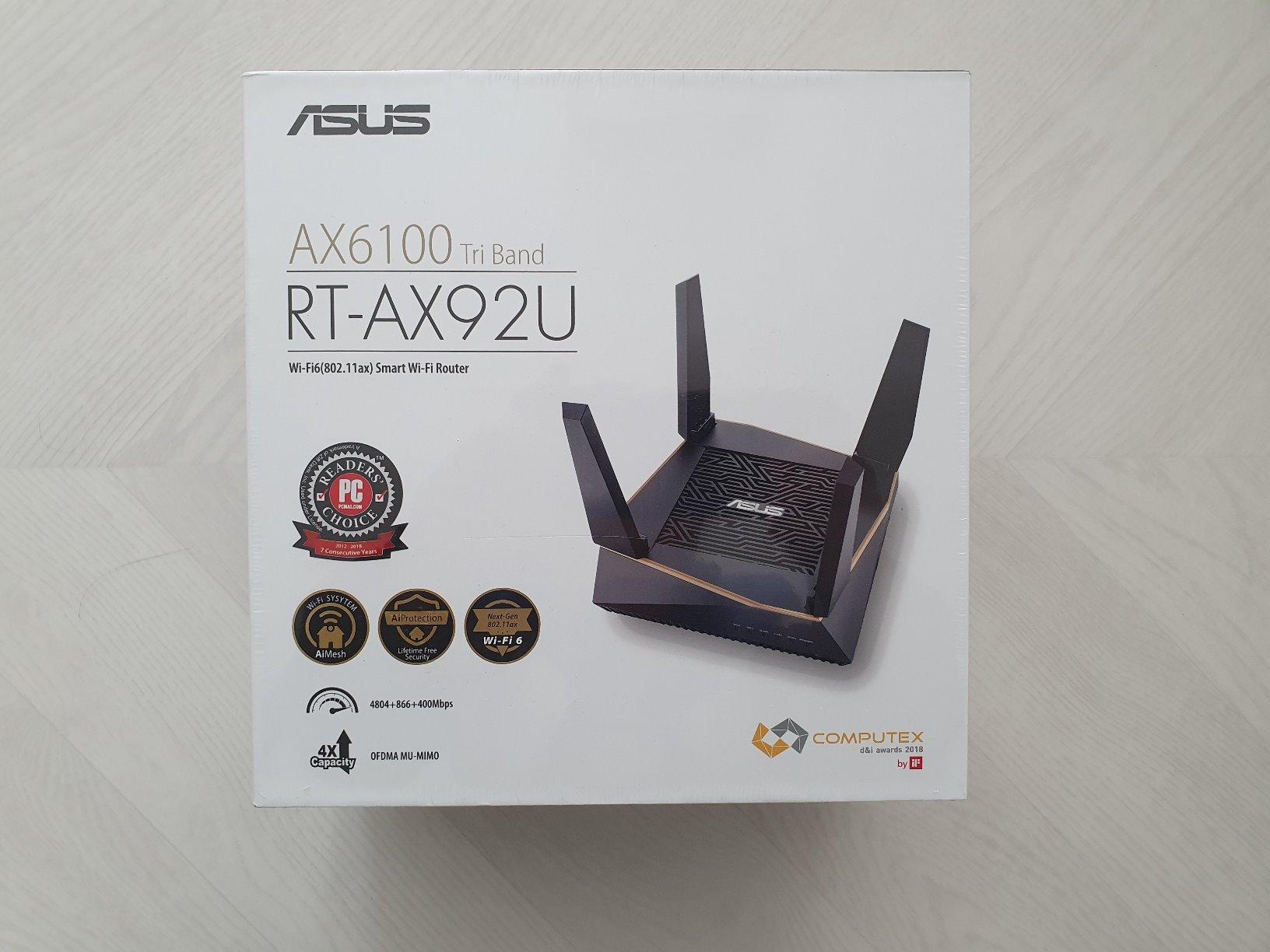 ASUS AX6100 WiFi 6 Gaming Router (RT-AX92U) - Tri-Band Gigabit Wireless Internet Router, Gaming & Streaming, AiMesh Compatible, Lifetime Internet Security, Adaptive QoS customer photo 2