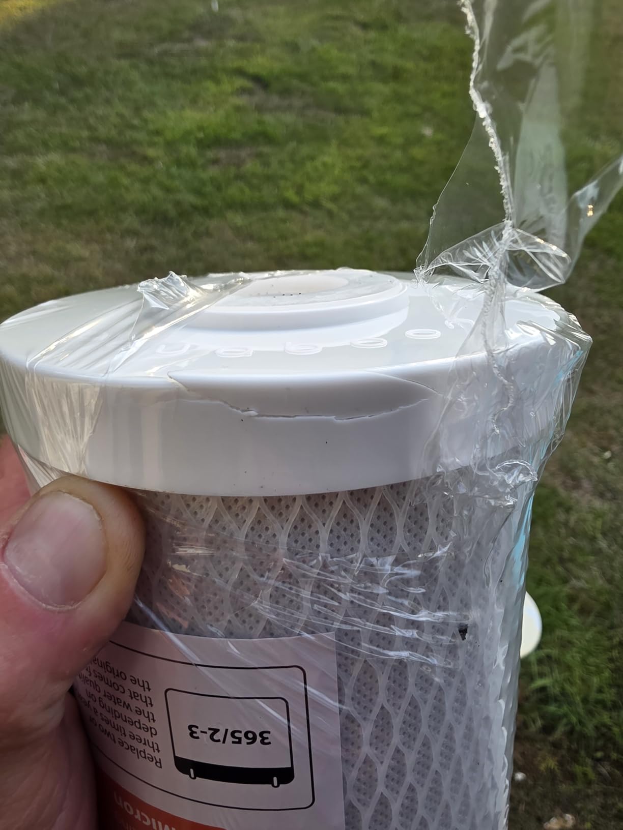 Aquaboon 4,5 x 20 inch Carbon Filter Cartridge - 5 Micron Coconut Shell CTO Big Blue Filter - Whole House Well Water Filtration - Matches DB20P, CTO20BB, Pentek FLOPLUS-20BB, 155312-43 (2 Pack) customer photo 2