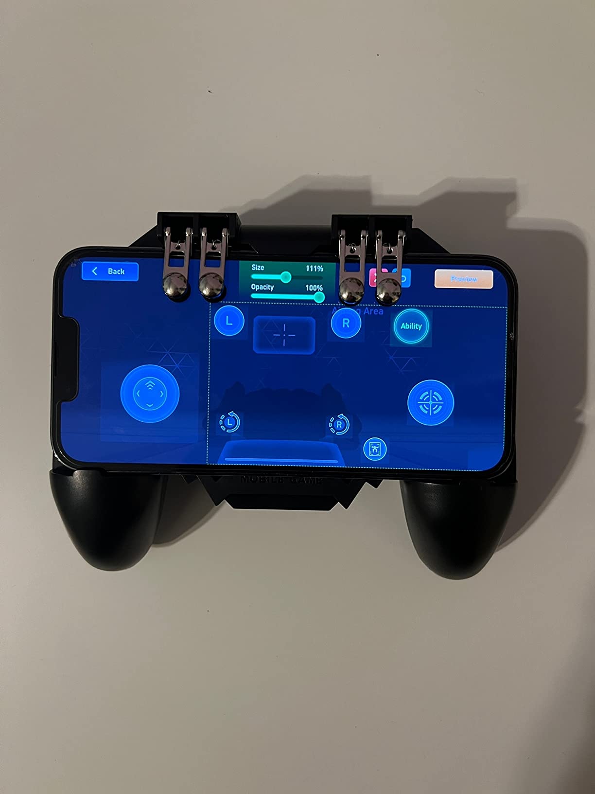 DELAM Mobile Game Controller with Cooling Fan for iPhone & Android customer photo 1