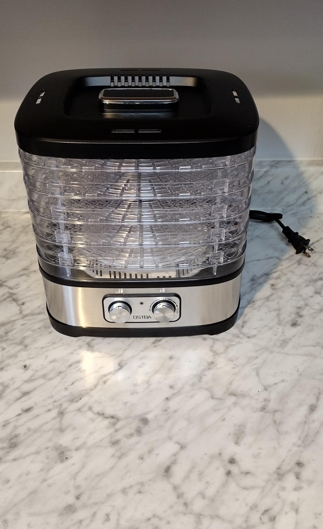 OSTBA Food Dehydrator, 5 Trays, 240W Dryer for Jerky, Fruit & Veggies customer photo 1