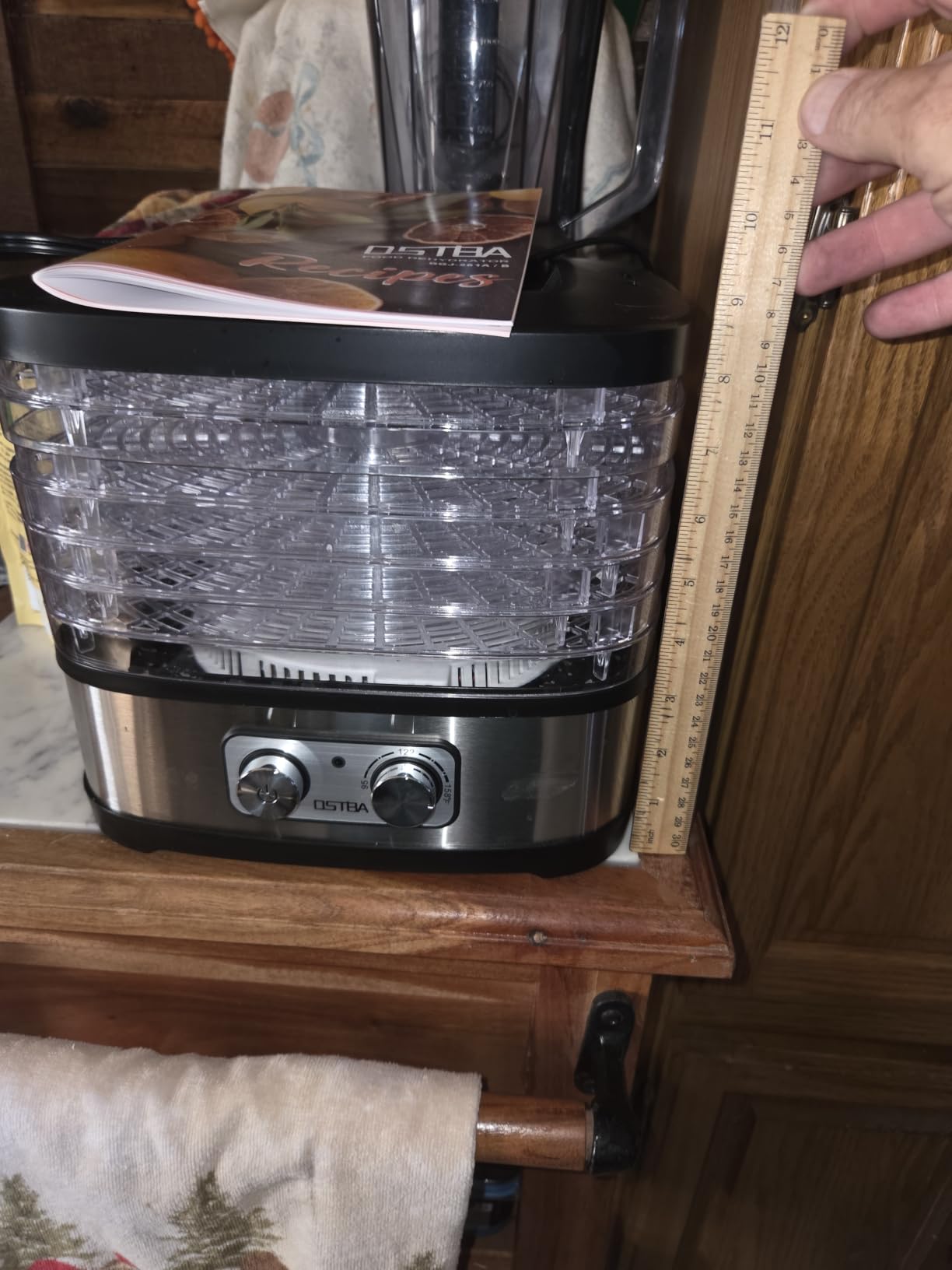 OSTBA Food Dehydrator, 5 Trays, 240W Dryer for Jerky, Fruit & Veggies customer photo 2