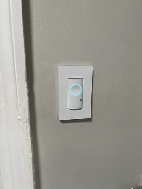 GE CYNC Smart Light Switch On/Off Button Style, No Neutral Wire Required Smart Switch, 2.4 GHz WiFi Works with Amazon Alexa and Google Home, White customer photo 1