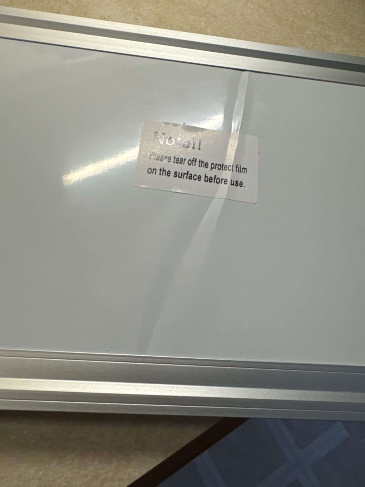 The Original Maven Slim Skinny Whiteboard Dry Erase to-do List Narrow Mini Small Office Wall Portable Magnetic Tall Dry Erase White Board Frame 7.9