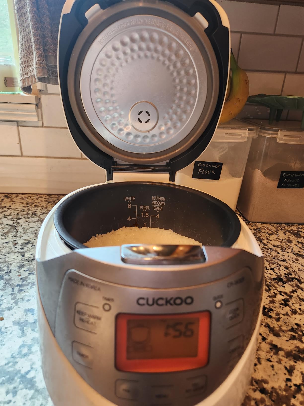 CUCKOO Micom Fuzzy Logic Rice Cooker, 12-Cup Cooked, Silver, CR-0632F customer photo 1