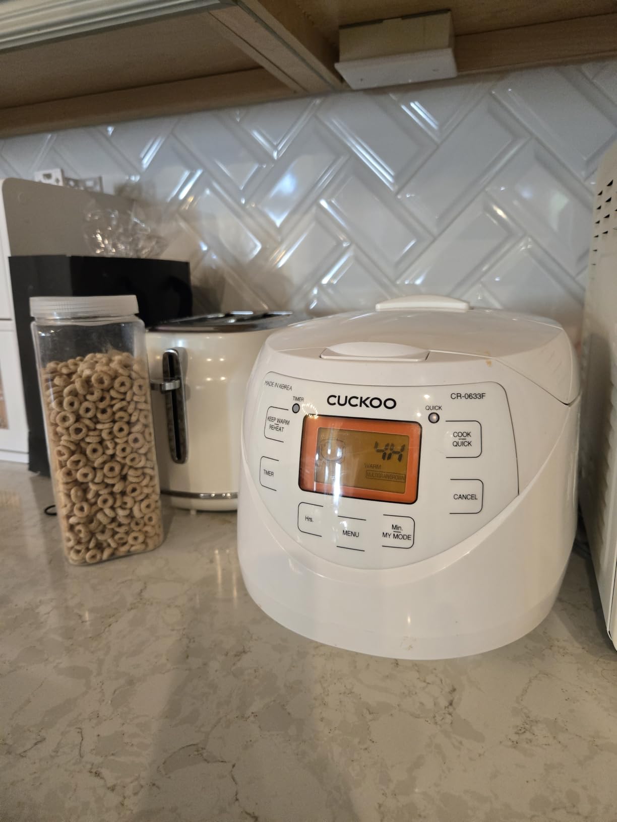 CUCKOO Micom Fuzzy Logic Rice Cooker, 12-Cup Cooked, Silver, CR-0632F customer photo 2