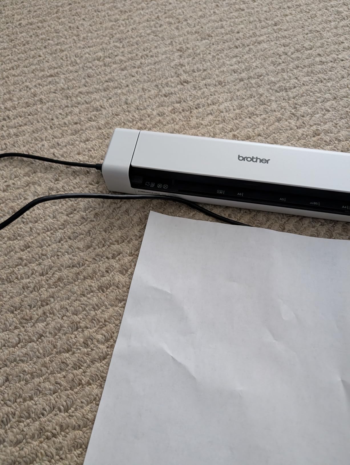 Brother DS-740D Duplex Compact Mobile Document Scanner customer photo 1