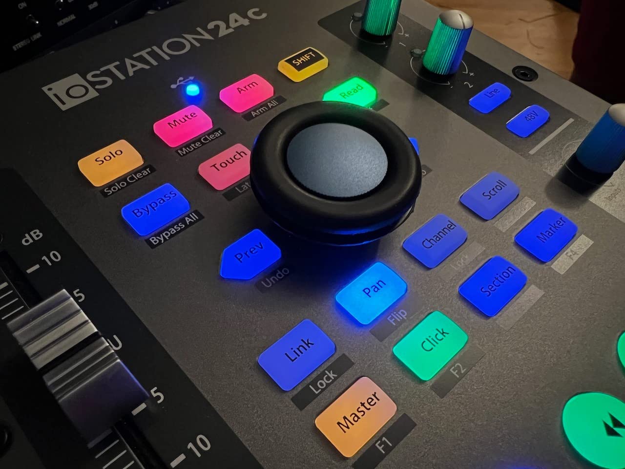 PreSonus ioStation 24c 2x2, 192 kHz, USB Audio Interface and Production Controller with Studio One Artist and Ableton Live Lite DAW Recording Software customer photo 1