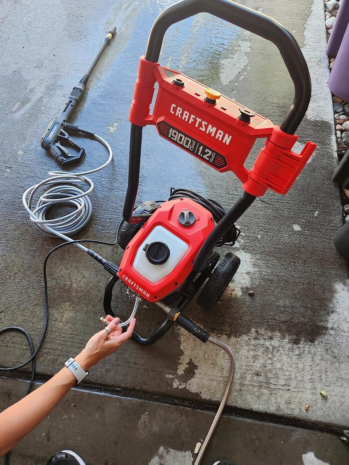 CRAFTSMAN Electric Pressure Washer, Cold Water, 1900 -PSI, 1.2-GPM, Corded (CMEPW1900) customer photo 2