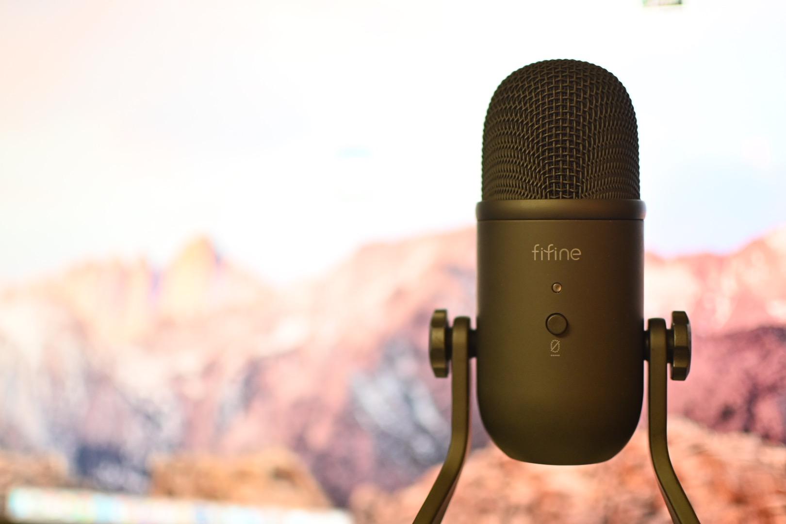 FIFINE K678 USB Podcast Microphone for Recording Streaming | Condenser Computer Mic for PC Mac, Headphone Output&Volume Control, Mic Gain Control, Mute Button, Vocal, YouTube, Gaming customer photo 1