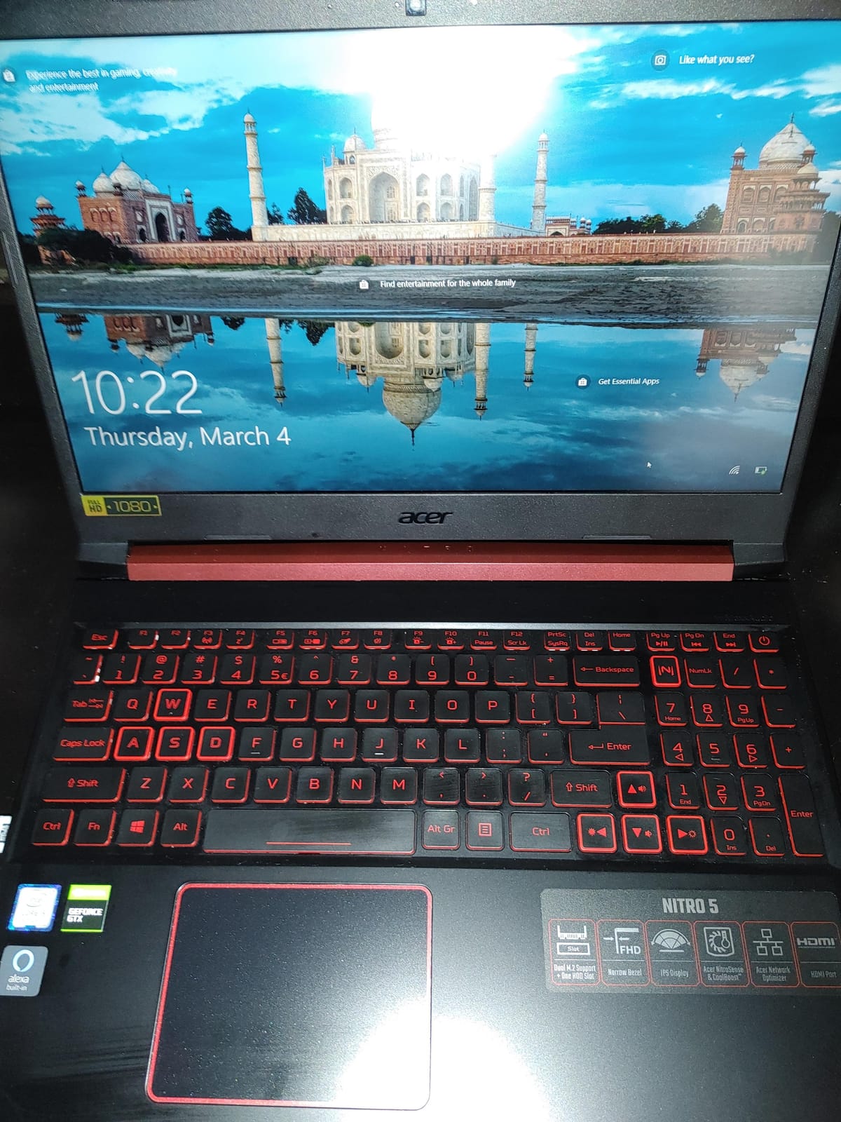 Acer Nitro 5 Gaming Laptop, 9th Gen Intel Core i5-9300H, NVIDIA GeForce GTX 1650, 15.6
