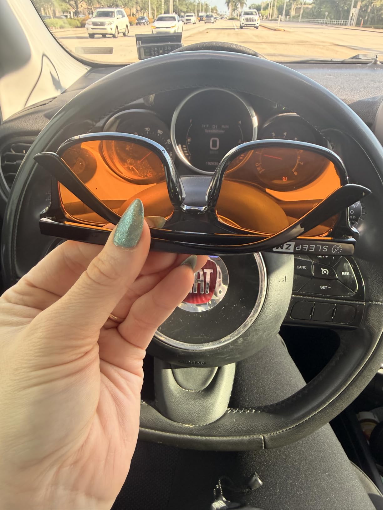 Sleep ZM Blue Light Blocking Glasses for Women + Men - Better Sleep + Anti Eye Strain Protection - Computer Screens & Gaming - Black Wayfarer - 99% Night-time Amber Lens customer photo 1
