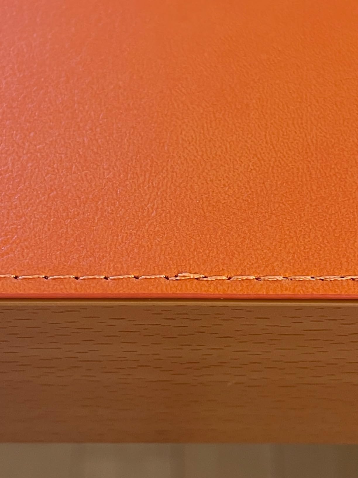 Nordik Leather Desk Mat - Pebble Black - Large Leather Desk Pad 35x17 in customer photo 1