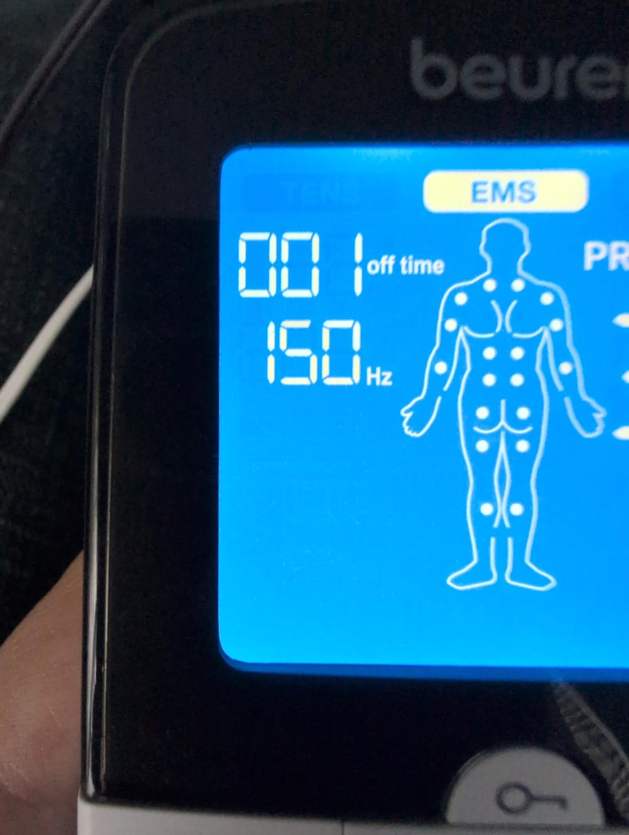 Beurer EM59 Digital 3-in-1 TENS Unit, EMS & Heat Therapy for Pain Relief & Relaxation, Muscle Stimulator with 2 Adjustable Channels, 64 Applications, Timer Function customer photo 2