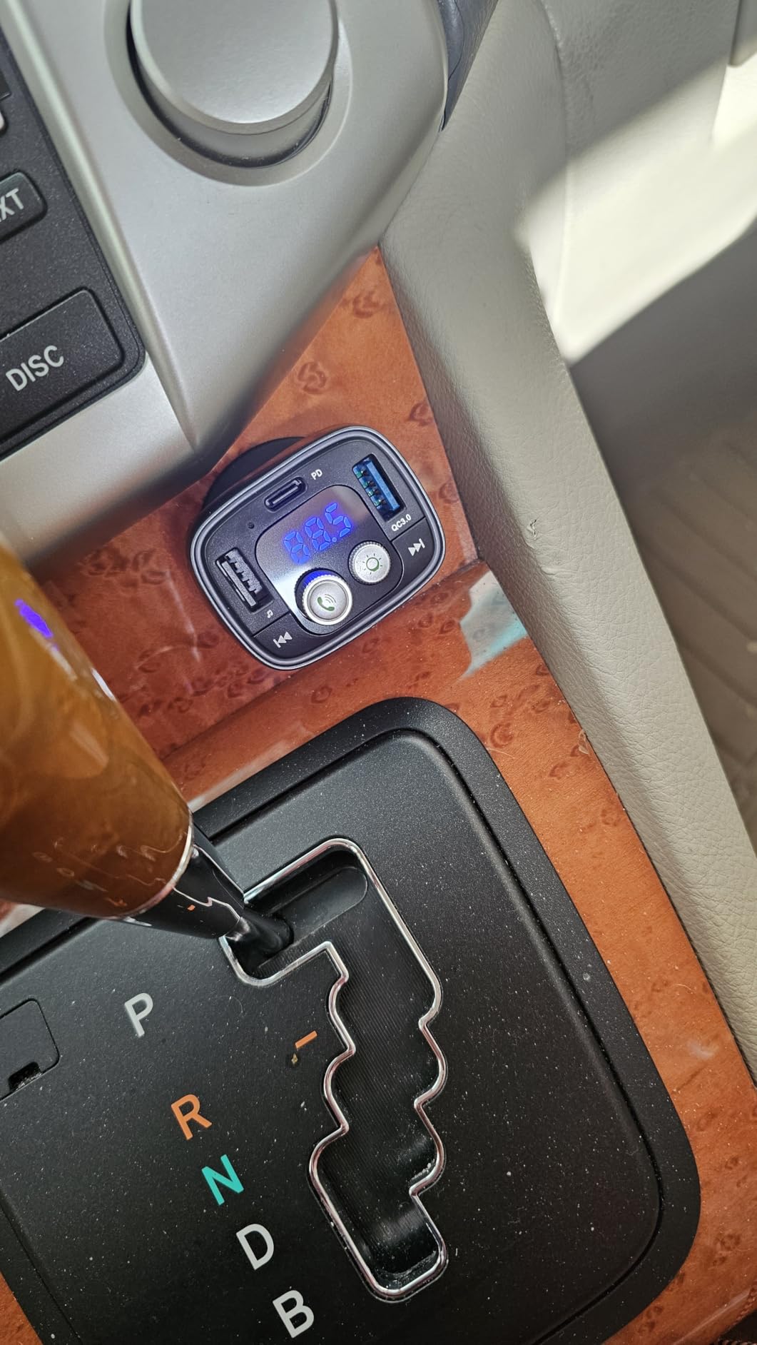 LIHAN Bluetooth Car Adapter 5.4, FM Transmitter, 48W PD/QC Charger | Enjoy Bluetooth music, GPS navigation and hands-free calling while charging devices with powerful 48W PD/QC fast charging customer photo 2