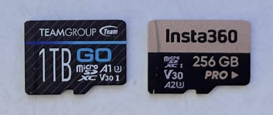 TEAMGROUP GO Card 256GB MicroSDXC UHS-I U3 V30 4K for Action Cameras & Drone High Speed Flash Memory Card with Adapter for Outdoor Sports&Vlog, 4K Shooting,GoPro&Insta360&DJI TGUSDX256GU303 customer photo 2
