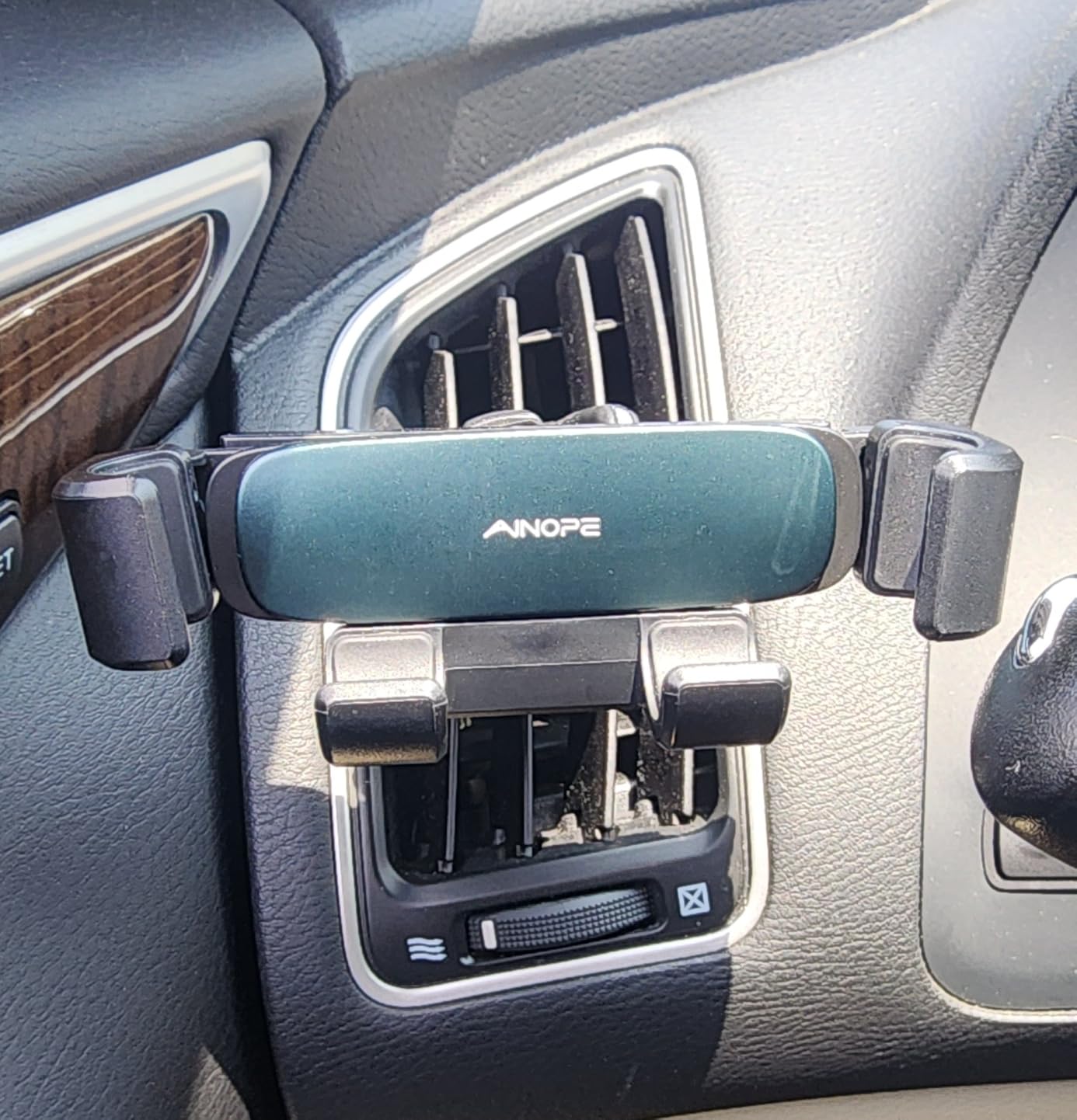 AINOPE Car Vent Phone Mount Holder for iPhone 17 Pro Max Car Mount [Drop-in Grip] Phone Holders for Your Car Air Vent Interior Accessories Gifts for Men for iPhone 17 Pro Max 16 15 14 Galaxy S26 customer photo 2