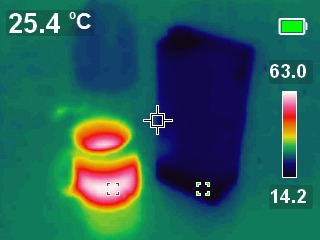 Klein Tools TI250 Rechargeable Thermal Imaging Camera, Camera Displays Over 19,200 Pixels with 3 Color Palettes, High/Low Temperature Points customer photo 2