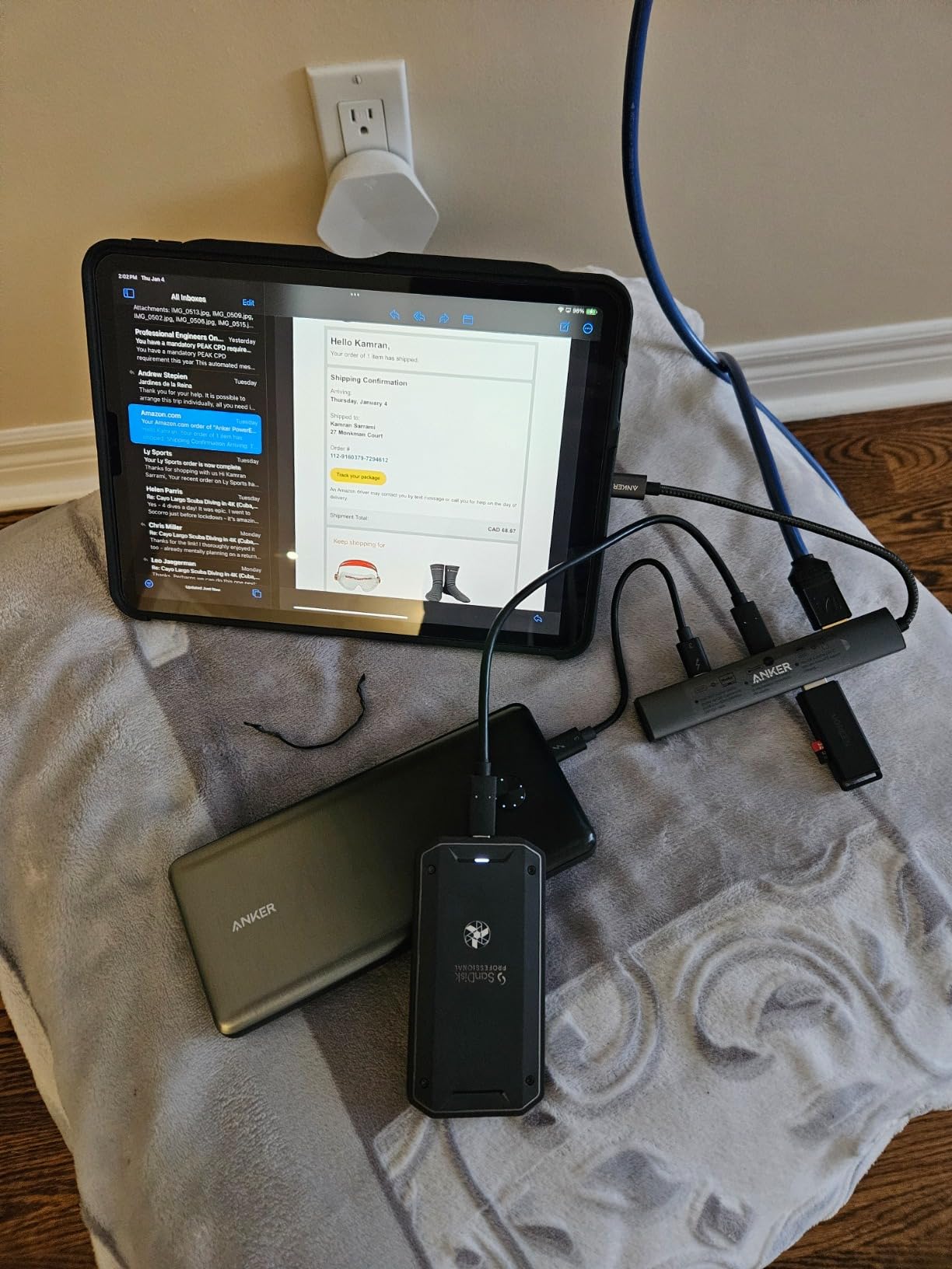 Anker USB-C Hub with Ethernet, 6-in-1 Multiport USB C to Ethernet Adapter customer photo 1