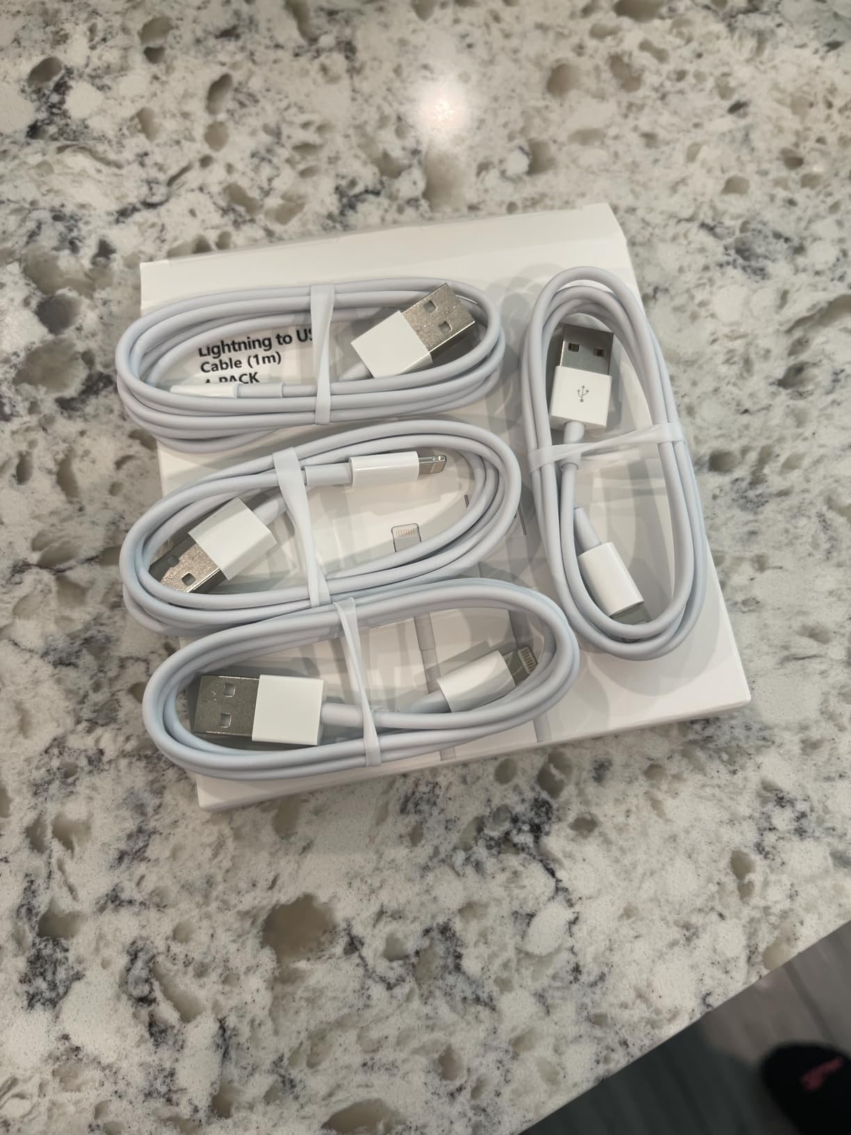 4Pack Original Apple MFi Certified Charger Lightning to USB Charging Cable Cord Compatible iPhone 14/13/12/11 Pro/11/XS MAX/XR/8/7/6s Plus,iPad Pro/Air/Mini,iPod Touch (3.3ft) customer photo 1
