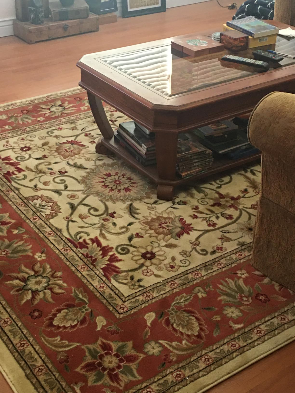 SAFAVIEH Lyndhurst Area Rug 8x10 Large, Beige & Ivory LNH212D customer photo 2