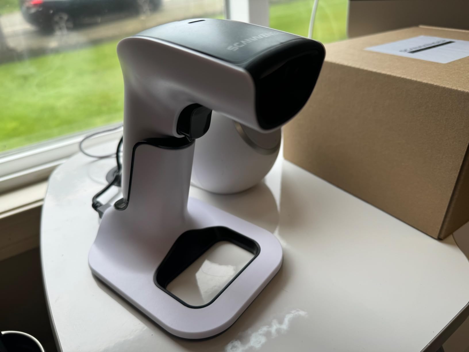 ScanAvenger Wireless Portable 1D&2D with Stand Bluetooth Barcode Scanner: 3-in-1 Handheld Scanner, Rechargeable Battery for Inventory - USB Bar Code/QR Reader (1D&2D with Next Gen Stand) customer photo 2