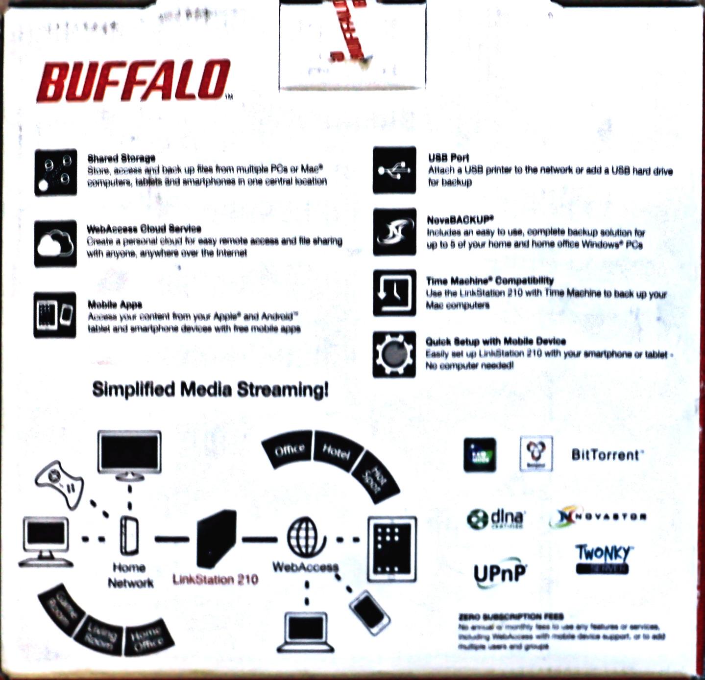 BUFFALO LinkStation 210 6TB 1-Bay NAS Network Attached Storage with HDD Hard Drives Included NAS Storage that Works as Home Cloud or Network Storage Device for Home customer photo 2