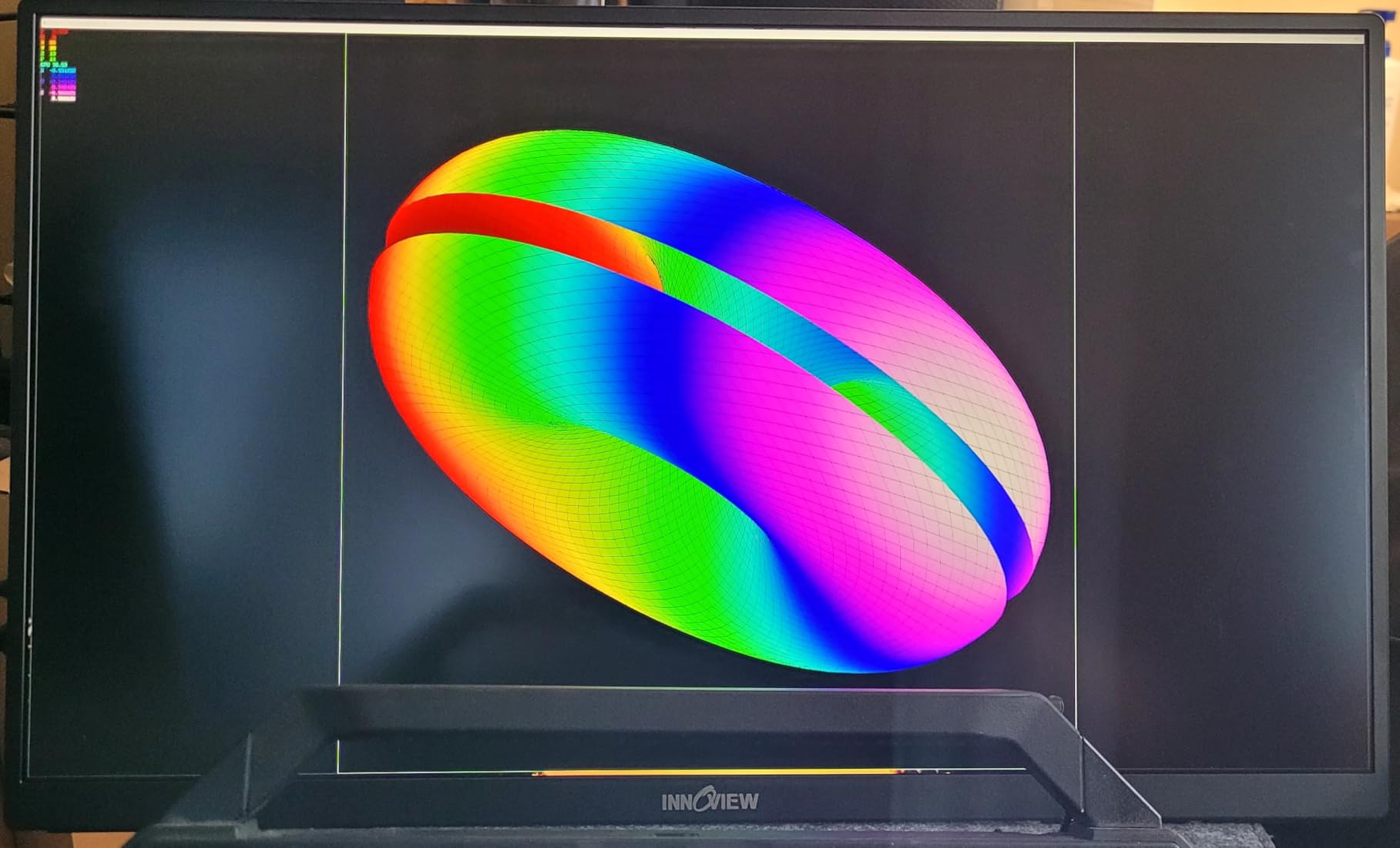 InnoView Large Portable Monitor 23.8inch FHD 1080P 144Hz USB-C, HDMI Computer Display HDR 100% sRGB IPS Gaming Monitor W/180°Adjustable DC Eyes Care Stand for Laptop PC MAC Phone PS4 Xbox Switch customer photo 2