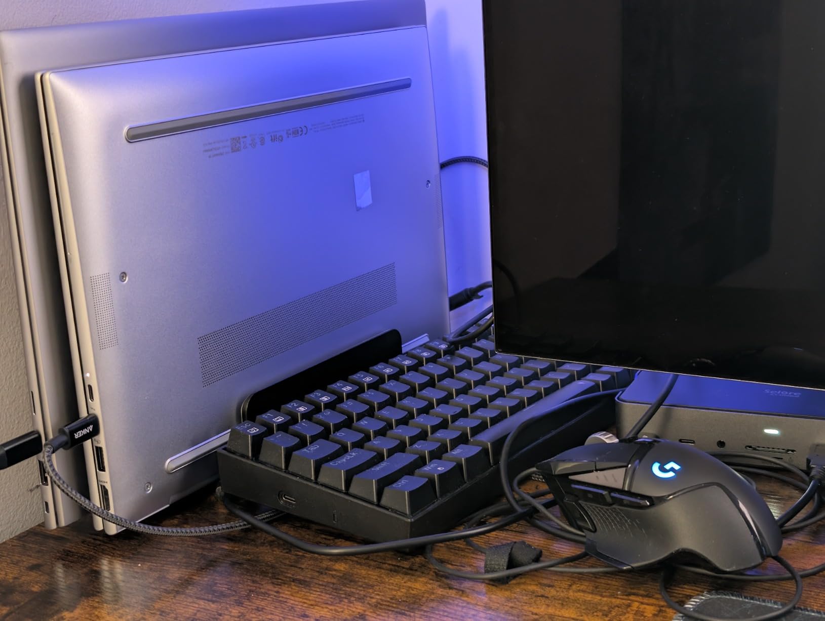 USB C Laptop Docking Station 3 Monitors,150W DC Power for Dell/Lenovo/HP customer photo 1