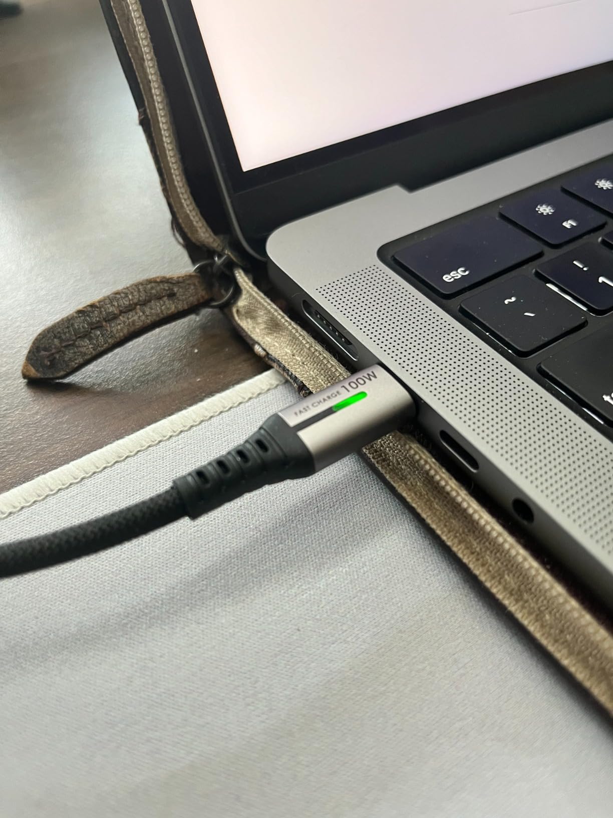 INIU USB C to USB C Cable, (6.6ft, 2-Pack) 100W USB C to C Fast Charging Cord, Braided Type C Charger Cable for iPhone 16 Pro Max 15 Plus Samsung Galaxy S24 S21 S10 Note 10 MacBook iPad Kindle etc. customer photo 1