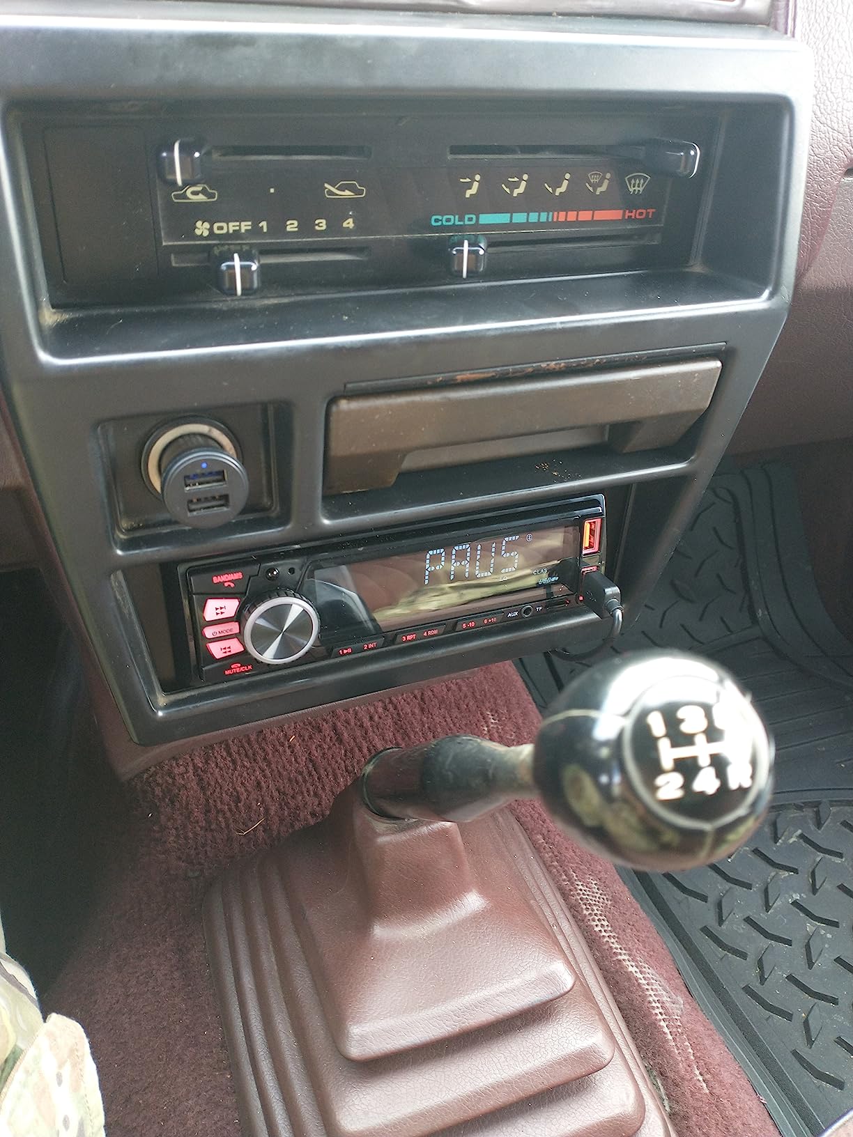 REAKOSOUND Car Radio Bluetooth Single DIN Stereo - FM, USB, AUX, APP, No CD | Car Stereo with Push to Talk Button for Handsfree Calling, FM, EQ, SD, AUX, Dual USB, APP, 7 LED Colors, Upgrade Car Radio customer photo 2