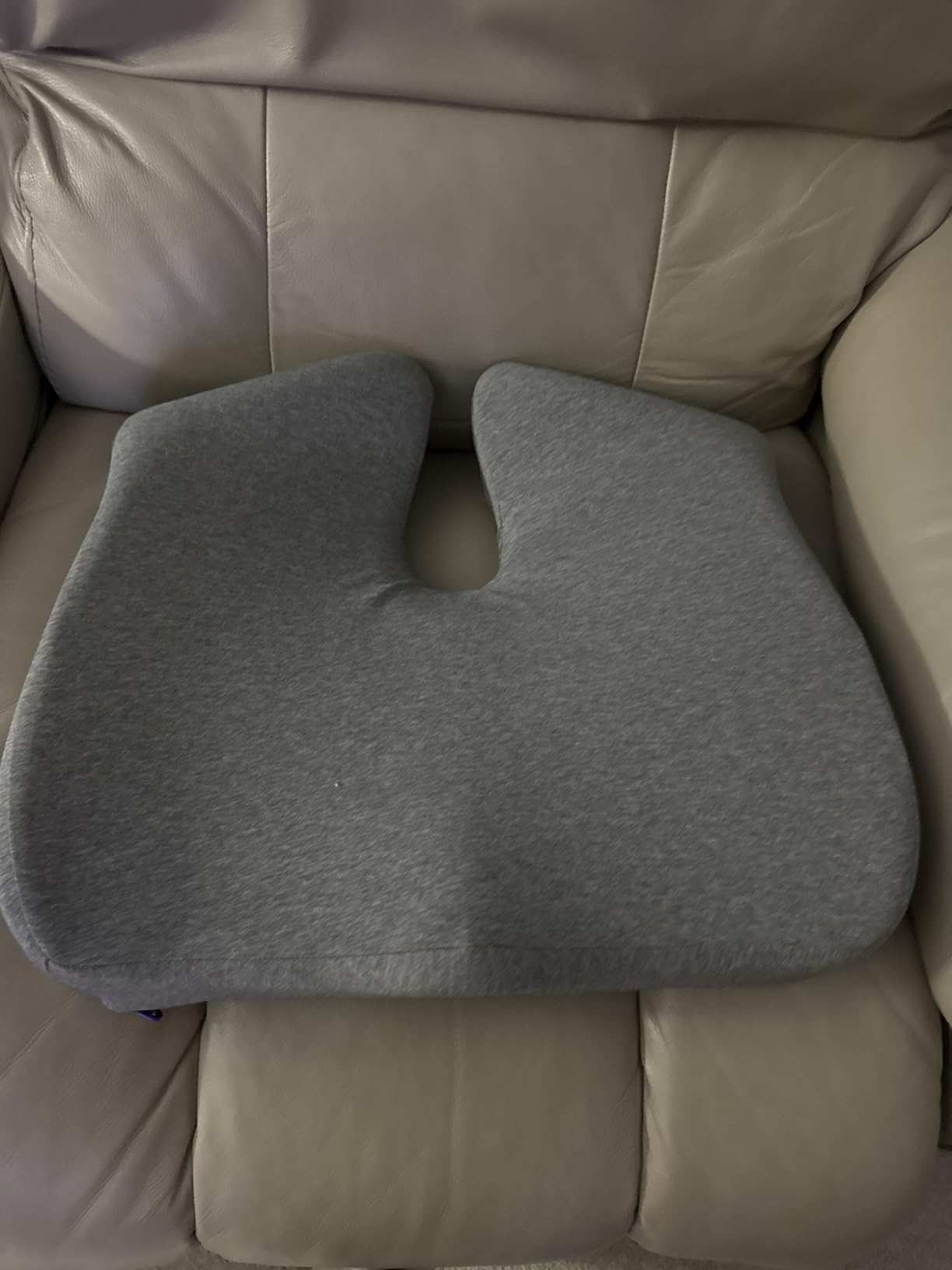 Cushion Lab Patented Pressure Relief Seat Cushion for Long Sitting Hours on Office & Home Chair - Extra-Dense Memory Foam for Soft Support customer photo 1