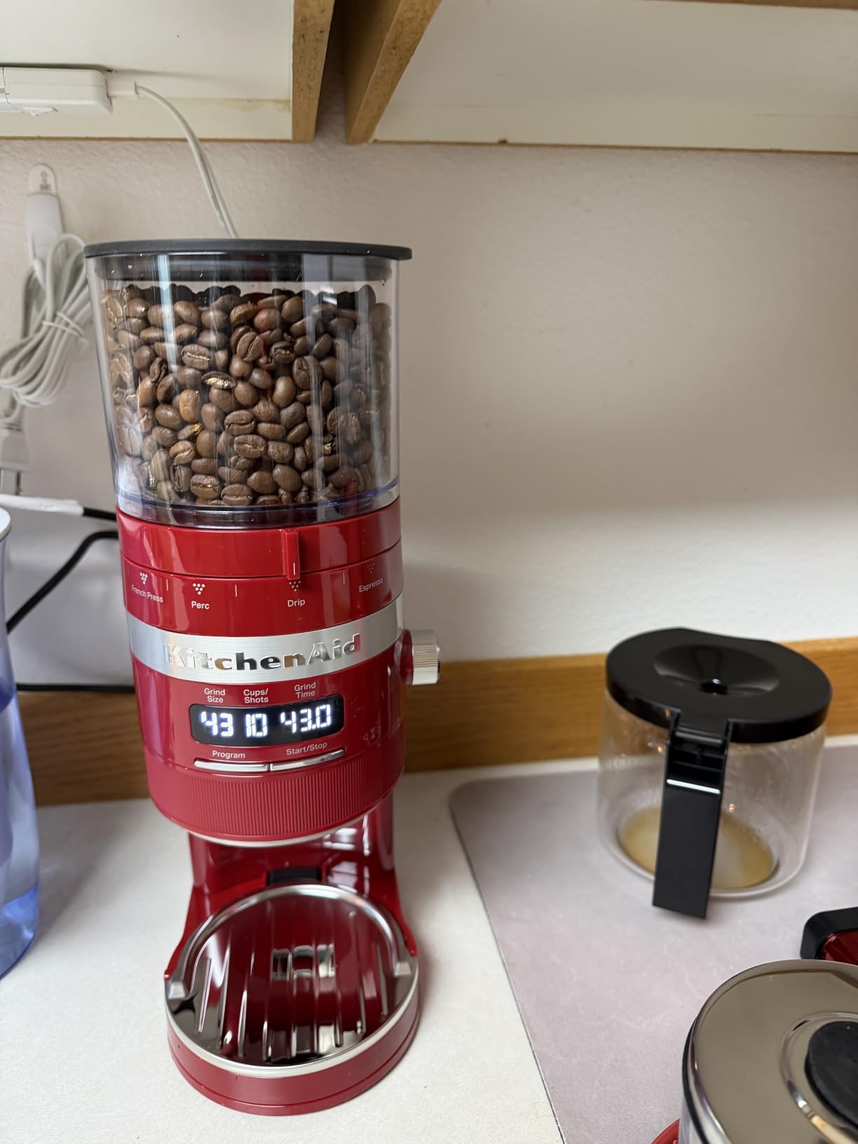 KitchenAid Burr Coffee Grinder, KCG8433, Onyx Black customer photo 2