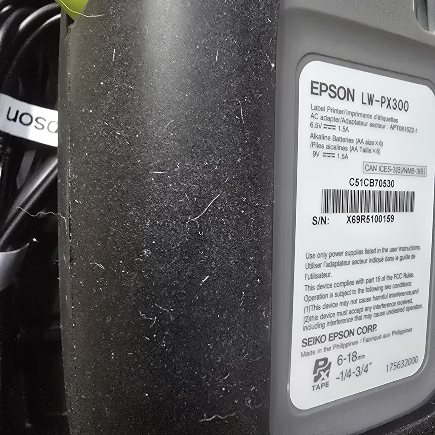 LABELWORKS Epson LW-PX300VP Industrial Label Maker Kit - Case Included customer photo 2