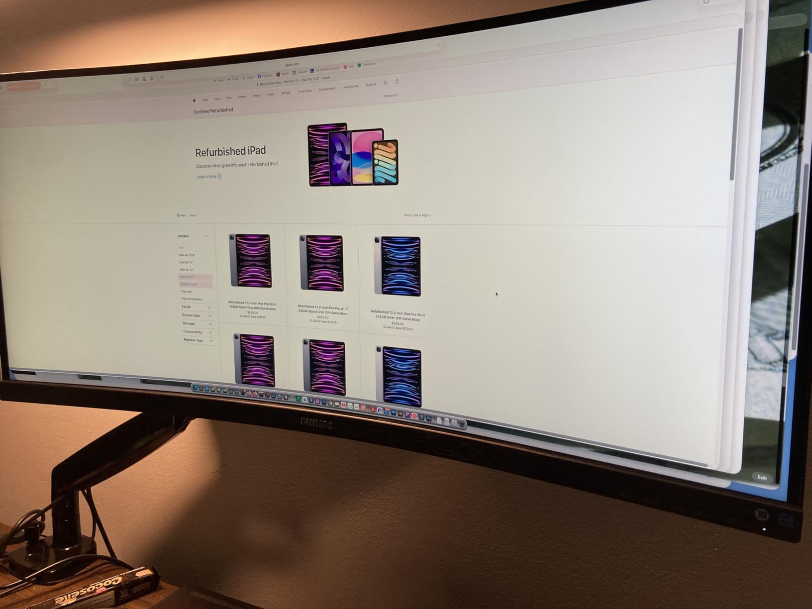 Philips 34 Inch Curved Computer Monitor UWQHD 100Hz USB-C PD VA, 346E2CUAE customer photo 1
