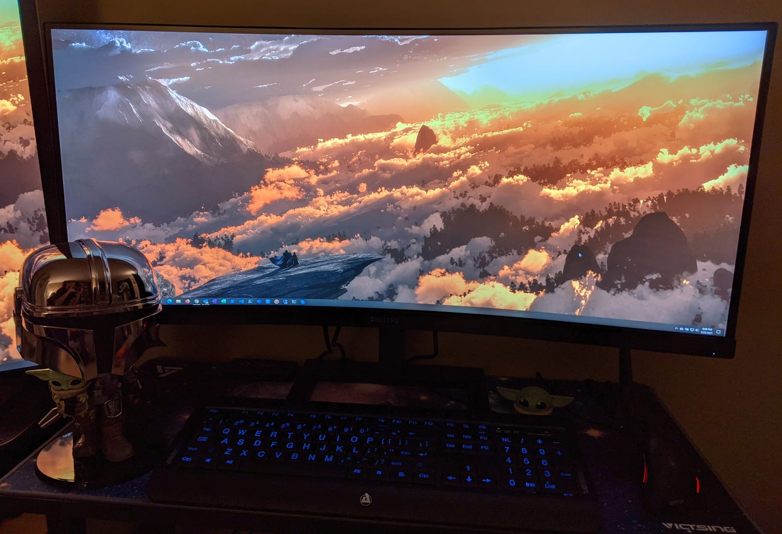 Philips 34 Inch Curved Computer Monitor UWQHD 100Hz USB-C PD VA, 346E2CUAE customer photo 2